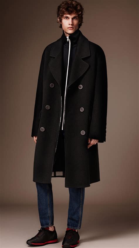 men's burberry overcoat|burberry men's wool overcoat.